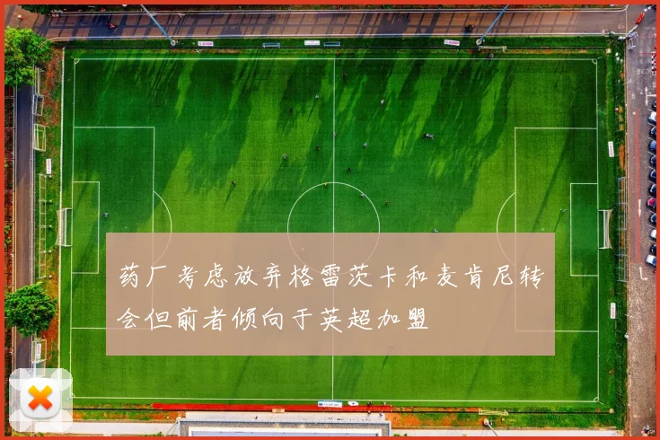 药厂考虑放弃格雷茨卡和麦肯尼转会但前者倾向于英超加盟